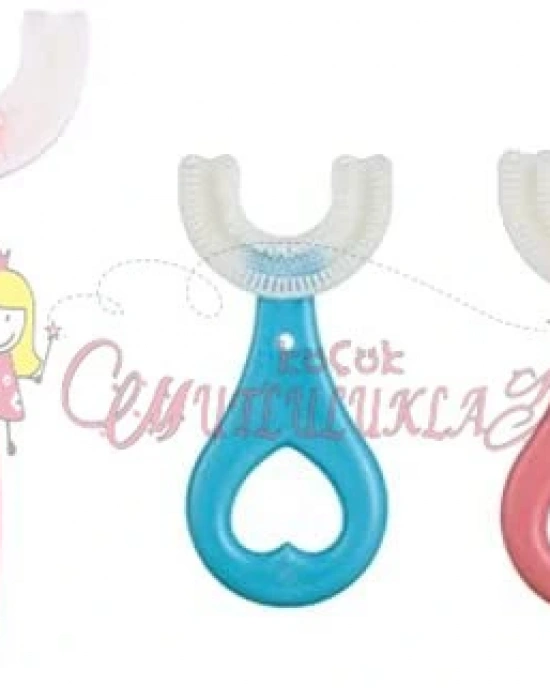 U Şekli Bebek Diş Fırçası Yeni Nesil Fırça 0-6 YAŞ