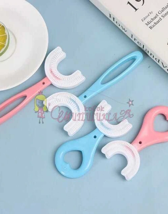 U Şeklinde Pratik Çocuk Diş Fırçası Büyük Boy  6 - 12 YAŞ