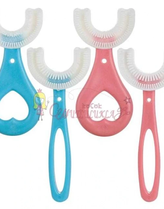 U Şeklinde Pratik Çocuk Diş Fırçası Büyük Boy  6 - 12 YAŞ