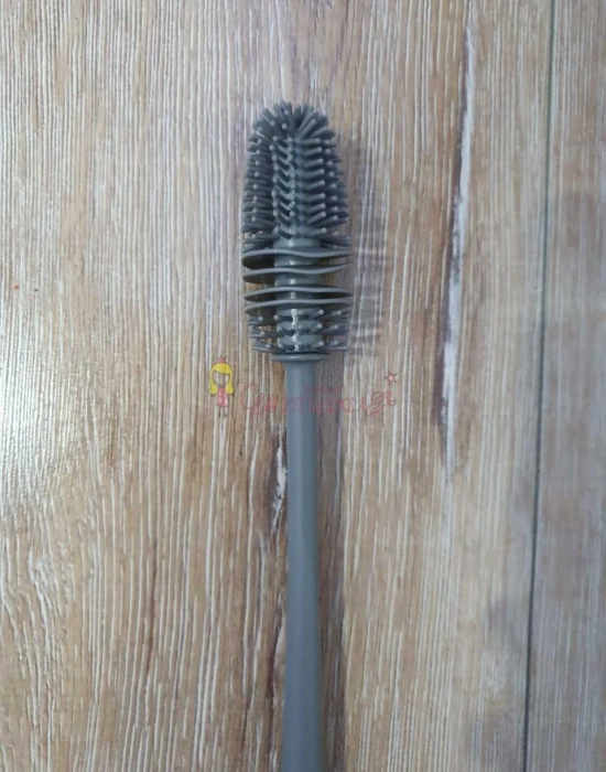 Uzun Saplı Silikon Cam Temizleme Fırçası Silikon Biberon Bardak Fırçası