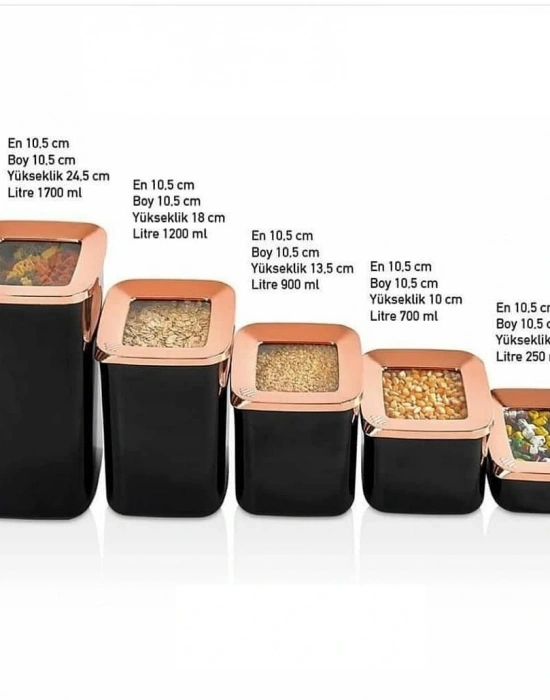 VAKUMLU SAKLAMA SETİ 5Lİ KARE