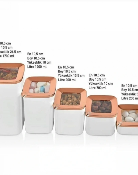 VAKUMLU SAKLAMA SETİ 5Lİ KARE