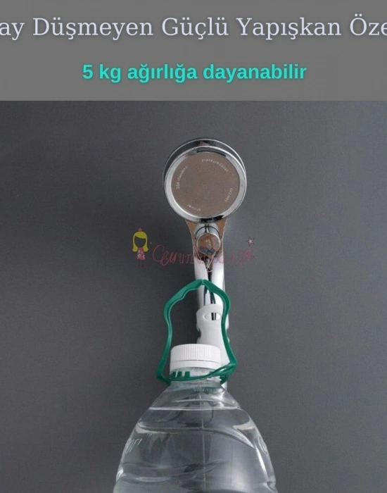 Vantuzlu Banyo Duş Başlığı Askı Tutucu Aparat