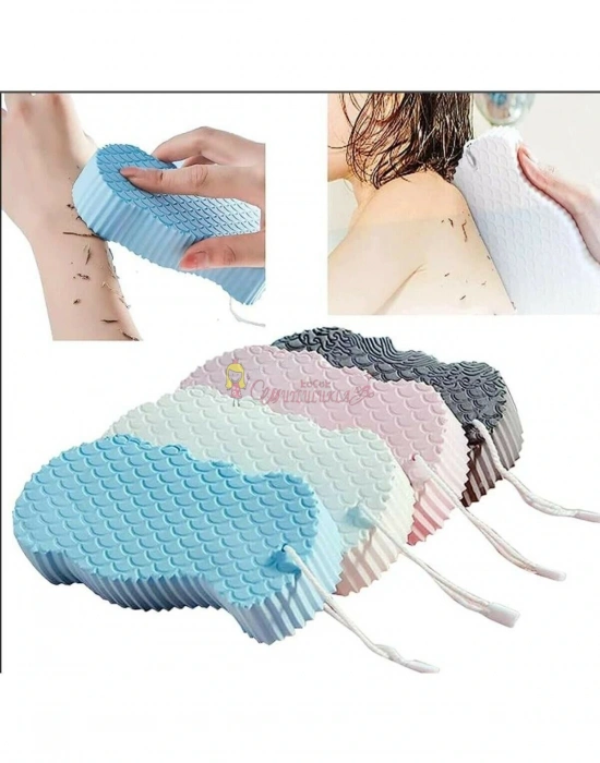 Vücut Cilt Temizleyici Sünger,Peeling Etkili Asılabilir Kese Lif