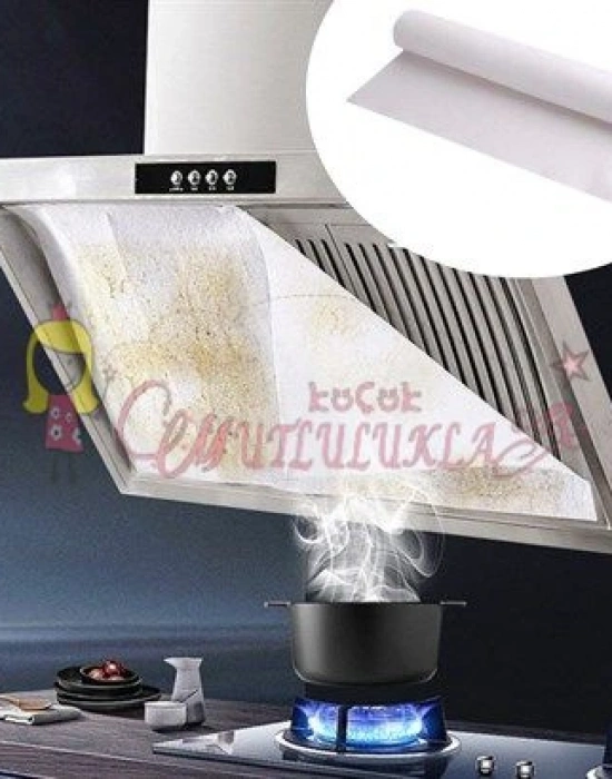 Yağ Emici Duman Önleyici Pratik Mutfak Davlumbaz Koruyucu