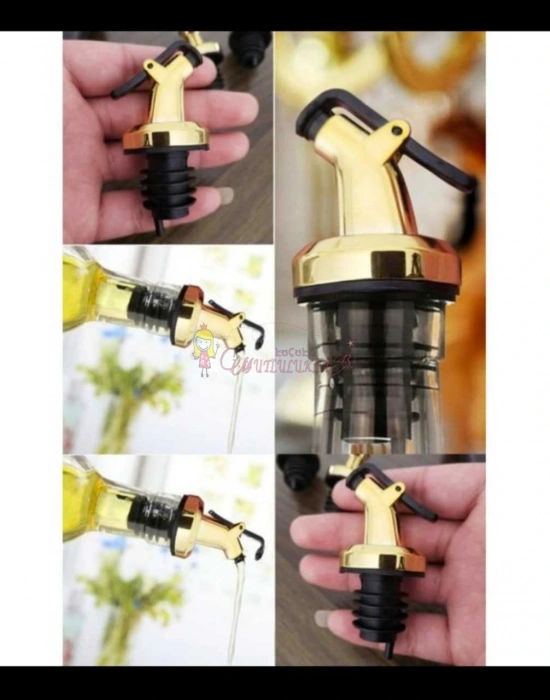 Yağdanlık Şişe Tıpası Gold 3LÜ