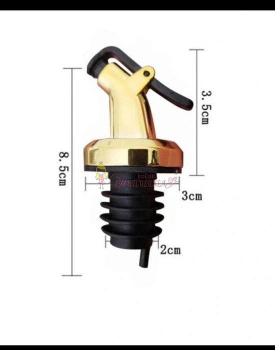 Yağdanlık Şişe Tıpası Gold 3LÜ