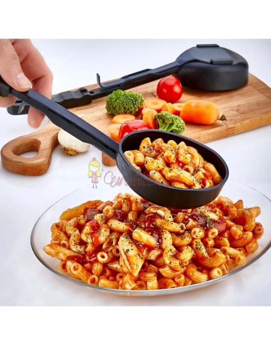 Yanmaz Yapışmaz 3ü 1 Arada Servis Seti 220 Dereceye Dayanıklı Hem Kaşık Hem Kevgir Hem Kepçe