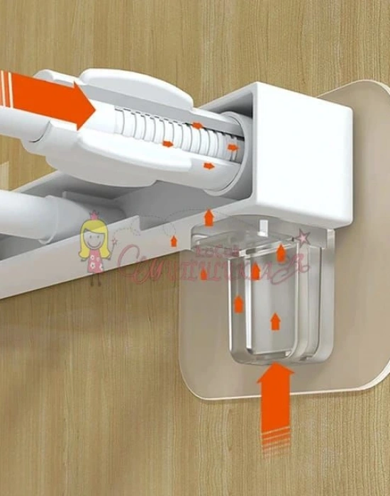 Yapışkan Pratik Raf Tutucu Portatif Menteşe 4 lü