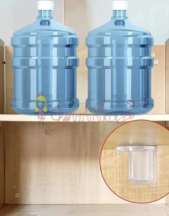 Yapışkan Pratik Raf Tutucu Portatif Menteşe 4 lü