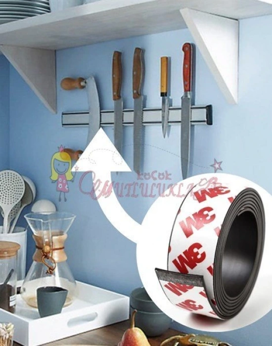 Yapışkanlı şerit mıknatıs magnet