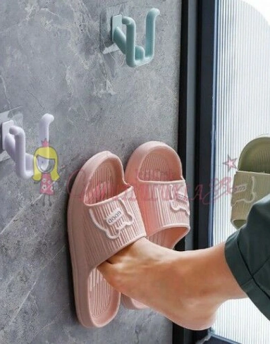 Yapışkanlı Terlik Askısı 2 Adet