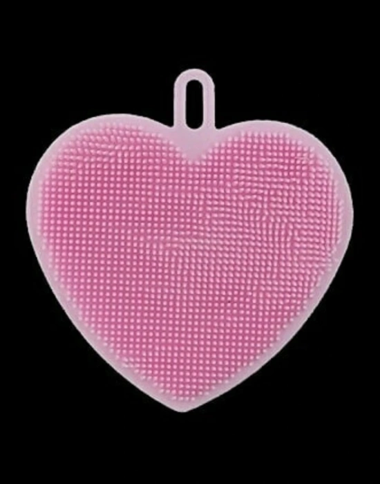 YENİ SİLİKON BULAŞIK YIKAMA ÇİFT TARAFLI SCRUBBER MUTFAK TEMİZLEME FIRÇASI PED ARACI