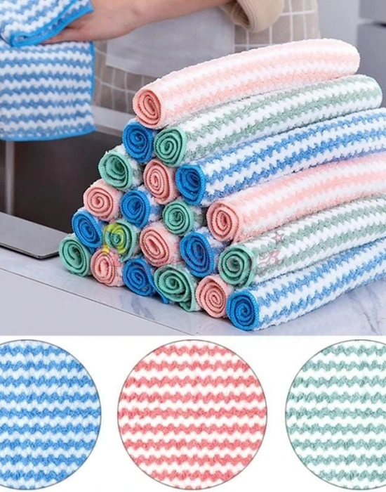 Yüksek Emici Dalgalı Cam Mutfak Yer Banyo Bezi