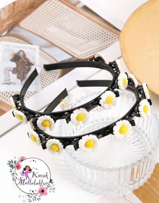 ﻿Sevimli  Figürlü Mandal Tokalı Çocuk Tacı Saç Toplayıcı Taç