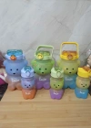2’li Smile Ayıcık Model Su Matarası Yavrulu Su Şişesi Suluk