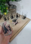 6LI KAHVE YANI BARDAK DESENLİ