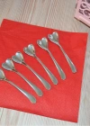 6LI KALP ÇAY KAŞIĞI