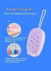 Süngerli Duş Lifi Kese Mor Pembe