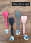 İvory Silikon Servis Kaşığı Pembe