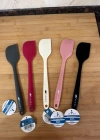 İvory Silikon Yan Sıyırma Spatulası Pembe