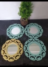 Dekor Yuvarlak Ayna Plastik
