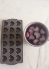 Kırmızı Kalpli Çikolata Kalıp