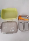 Lunch Yazılı Çelik Beslenme Kutusu