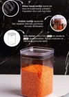 Kare Şeffaf Erzak Kabı Küçük Boy 1000 Ml