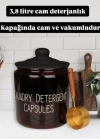 3800 Ml Cam Deterjan Kutusu Vakum Kapak