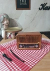 Şarjlı Güneş Enerjili Nostaljik Mini Radio