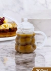 2Li Kulplu Üzümlü Boncuk Pinterest Sunum Bardağı 300Ml