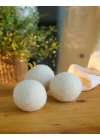 Çamaşir Yün Kurutma Topu 3Lü