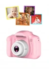 Dijital Oyunlu Çocuk Fotoğraf Makinesi Pembe