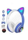 Kedili Kulaklık Mavi
