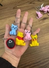 Karikatürlü Anahtarlık Kedi Pikacu Wİnnie the Pooh