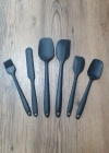6Lı Spatula Seti SİYAH DMR