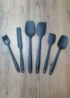 6Lı Spatula Seti SİYAH DMR