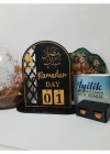 Siyah Ramazan Takvimi Masaüstü Dekoru