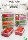 T. 1 Litre Buzluk Saklama Kabı 10 ADET