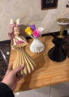 Km Group Modern Estetik Dekoratif Bohem Vazo 15 CM