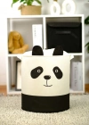 P. Panda Tasarımlı Bebek Çoçuk Odası Fileli Düzenleyici Saklama Kutusu Kirli  Sepeti 37 x 40 cm