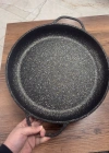 Chefiora Marka Döküm Büyük Boy Saç Kavurma Tavası 36 x 6 Cm