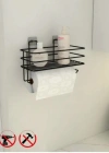 Ç. Çok Amaçlı Askı Metal  Havluluk Baharatlık Siyah
