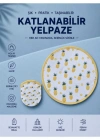 Kore Yelpaze Katlanabilir Kolay Taşınabilir Yuvarlak Mini Yelpaze Çantalı