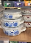 Emaye 3Lü Pişir ve Sakla Tencere Takımı