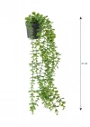 A. Yapay Sarkıt Okaliptüs Çiçek 50cm Uzunluk Saksı 9cm Taşlı