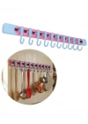 CT. 10 Kancalı Raylı Mutfak ve Banyo Düzenleyici Askı 30 cm