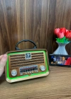 Everton Radyo Güneş Panelli Işıklı Nostaljik Radio RT-717