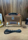 Everton Radyo Güneş Panelli Işıklı Nostaljik Radio RT-717